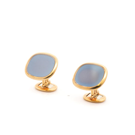 Patek Philippe 18k Yellow Gold Ellipse Cuff Links