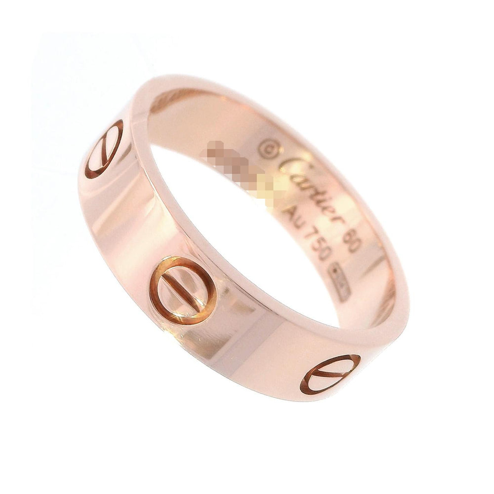 Cartier Classic Love Ring 18K Rose Gold Size 60