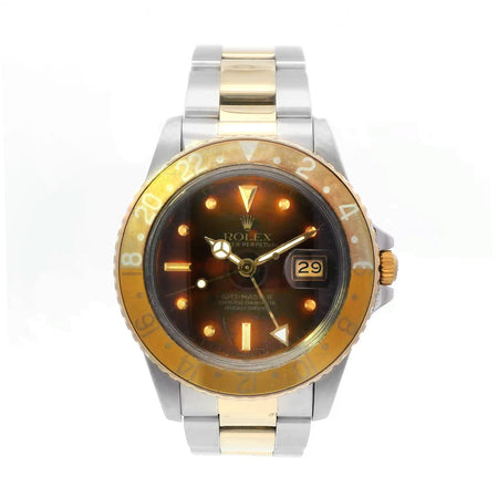 Rolex 16753 GMT Master II 40mm 18k YG & S/S