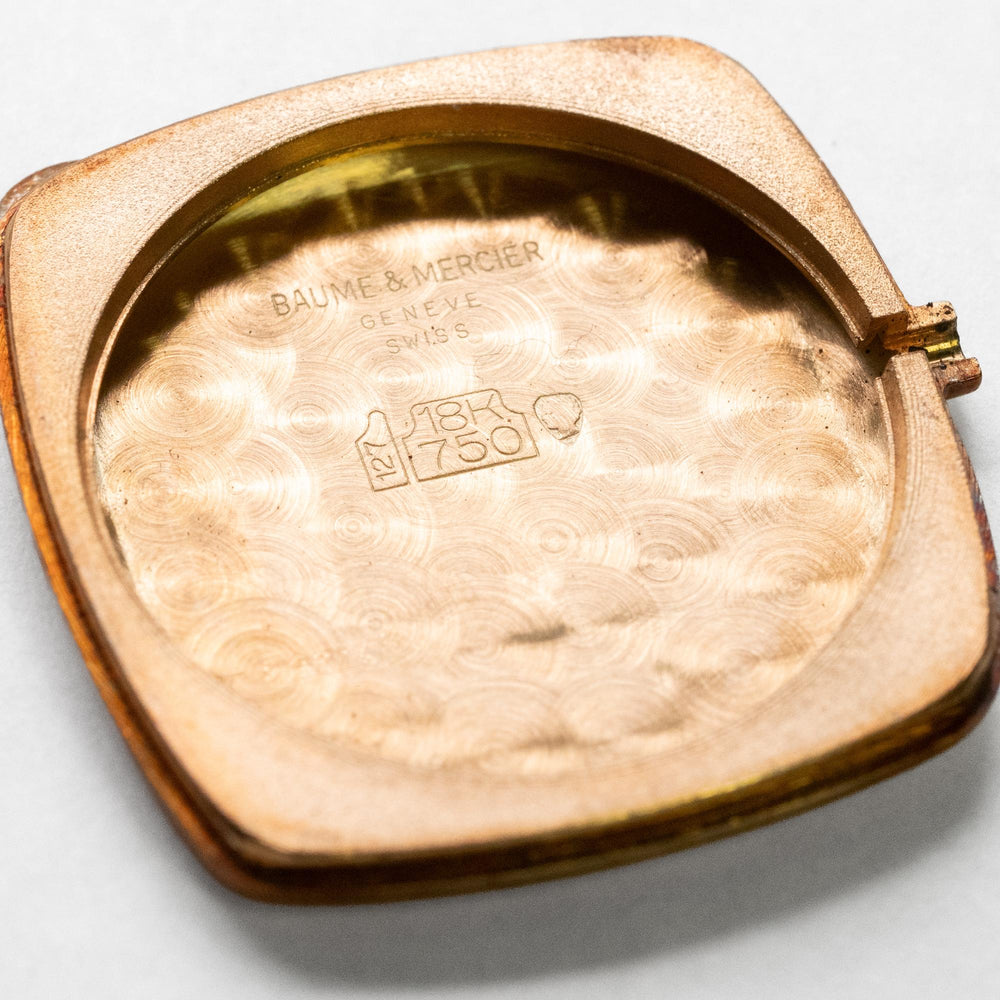 Baume & Mercier 18k Tiger's Eye Dial YG 37213