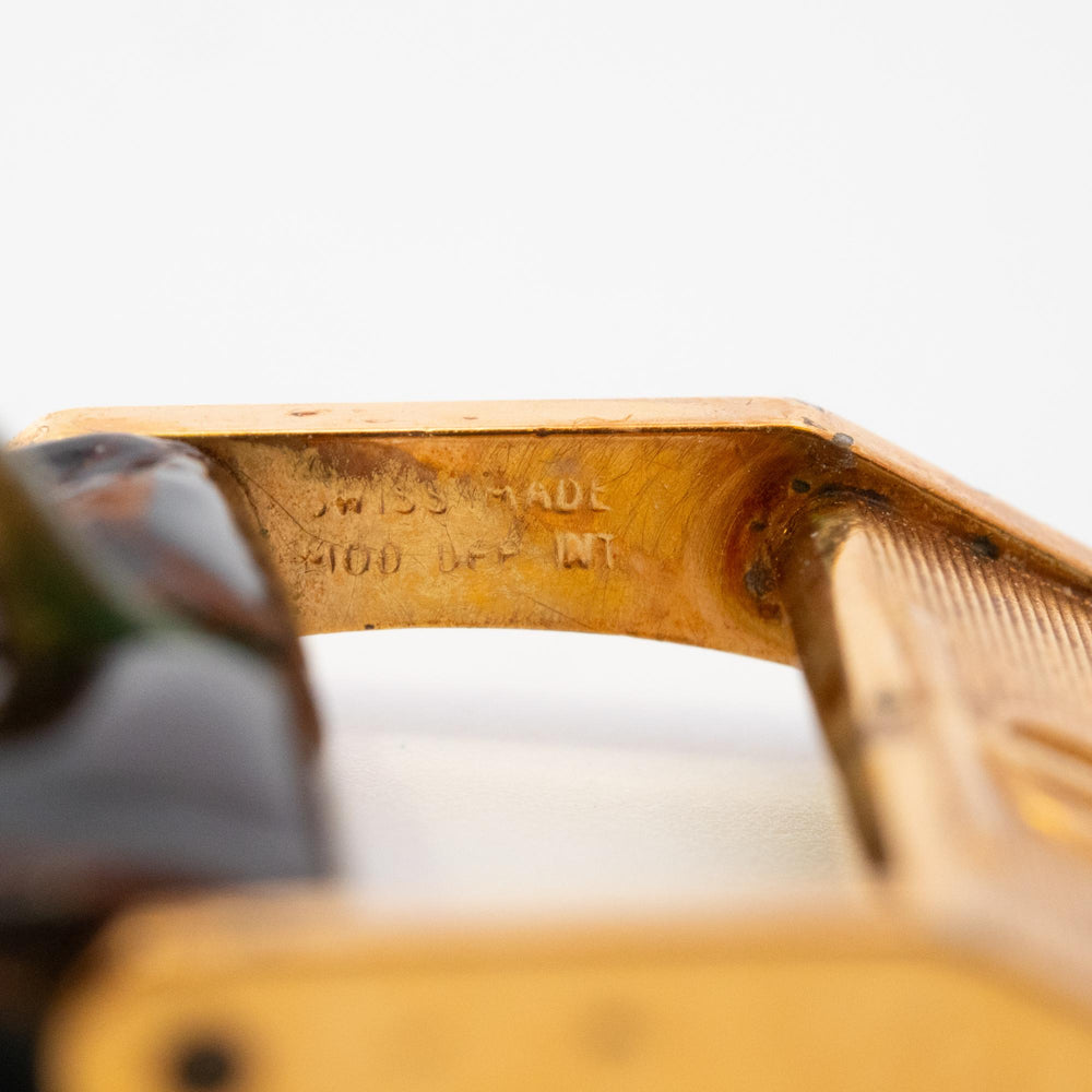 Baume & Mercier 18k Tiger's Eye Dial YG 37213