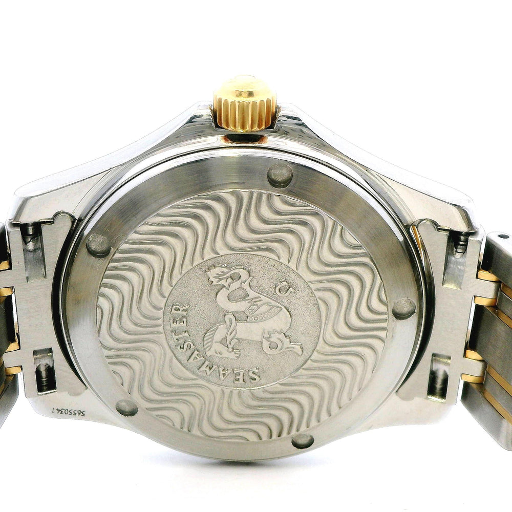 Omega Seamaster 36mm Quartz 18k Yellow Gold