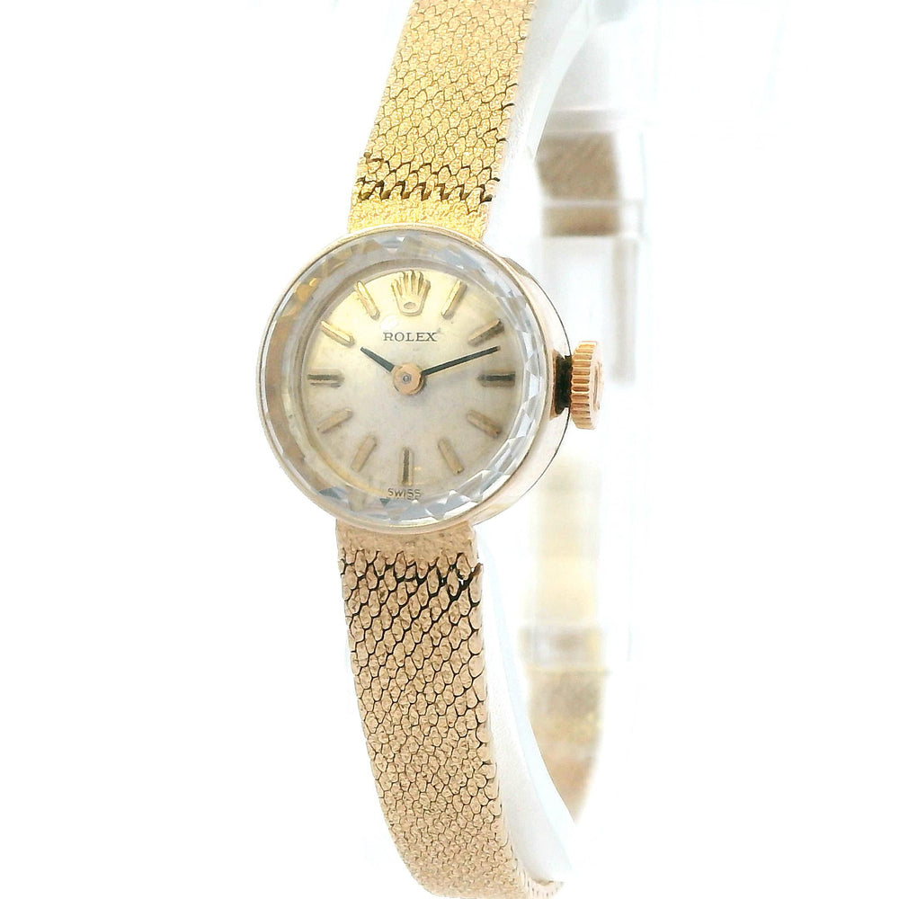Rolex Lady Dress 14k Yellow Gold