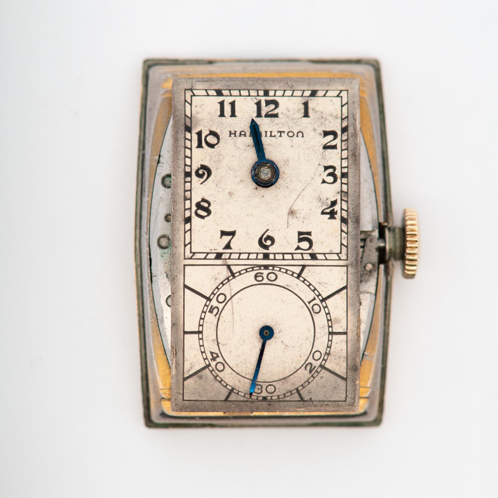 Hamilton Doctor's Art Deco YG 21x41mm