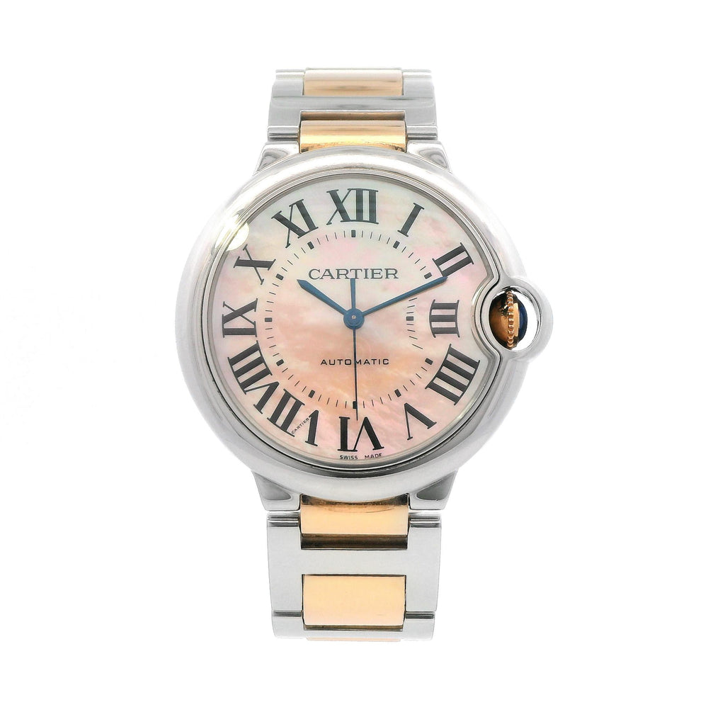 Cartier Ballon Bleu 36mm 18k RG S/S Automatic