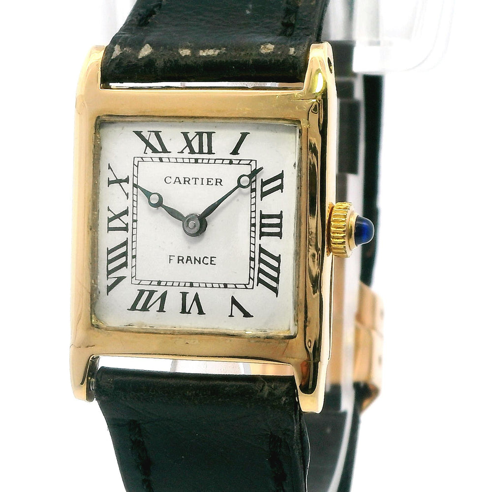 Cartier Tank 24mm 18k Yellow Gold
