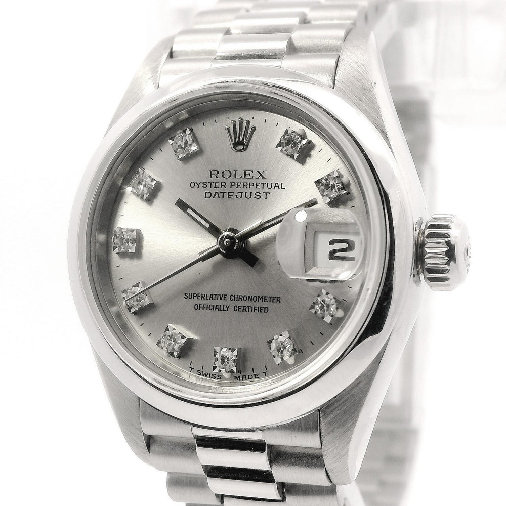 Rolex Datejust 26mm Platinum Diamond 69166
