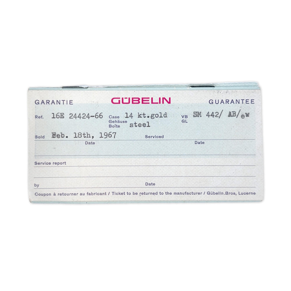 Gubelin 16E 24424-66 34mm 14k YG/SS ETA 2472