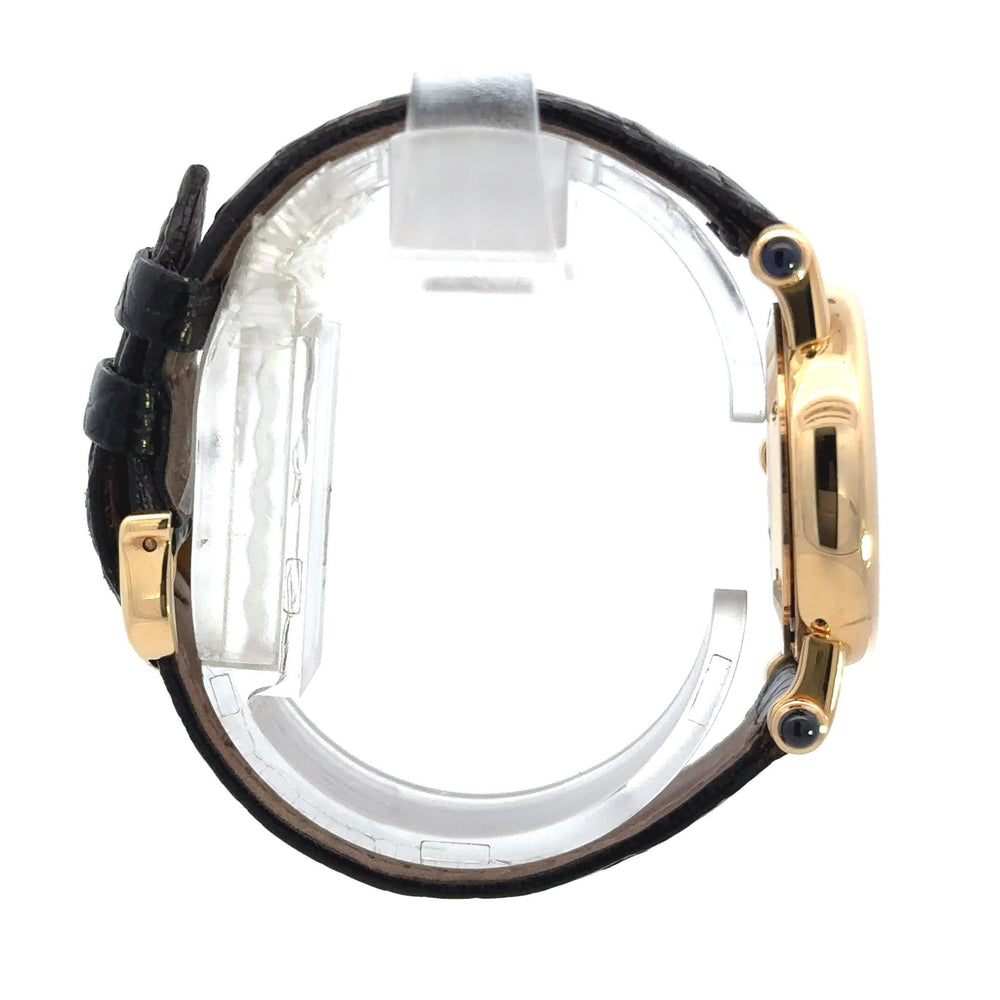 Cartier Lady Dress 28mm Yellow Gold on Leather 1440