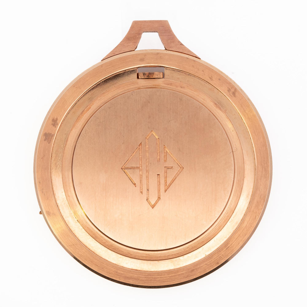 Cartier/Patek Philippe 618647 42mm Pocket Watch Rose Gold RARE