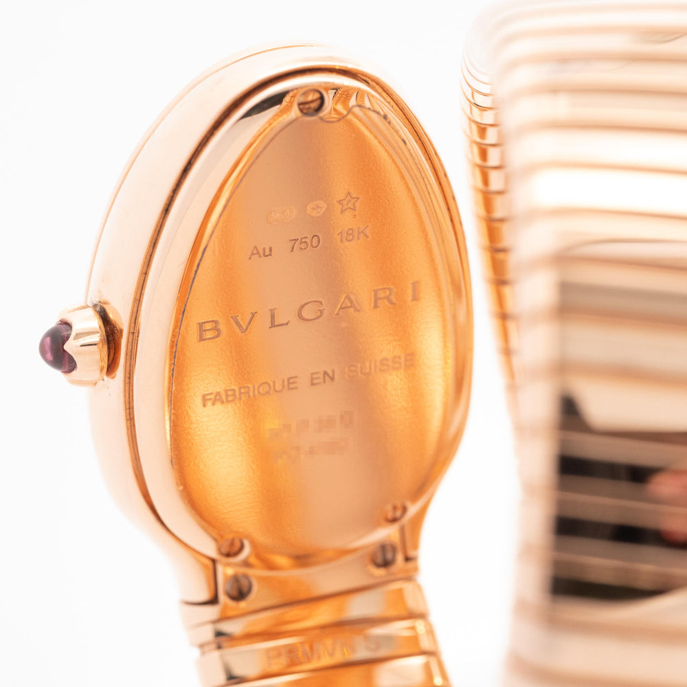 Bulgari Serpenti Tubogas 35 RG Diamond SPP35G