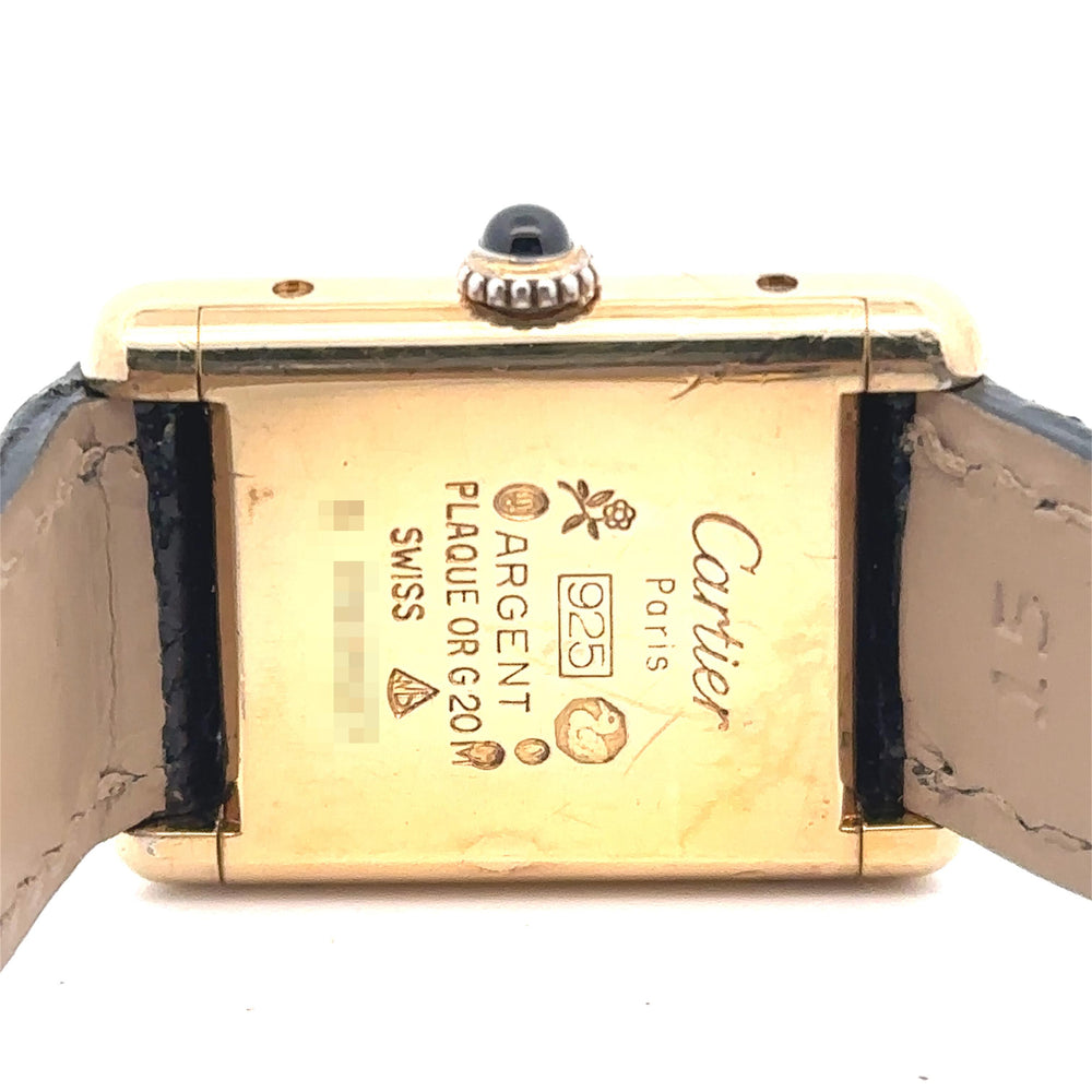 Cartier Tank Small Plaque G20M Custom Band