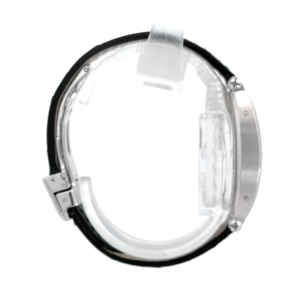 Cartier Tonneau 29mm White Gold Diamond Bezel Watch 2711