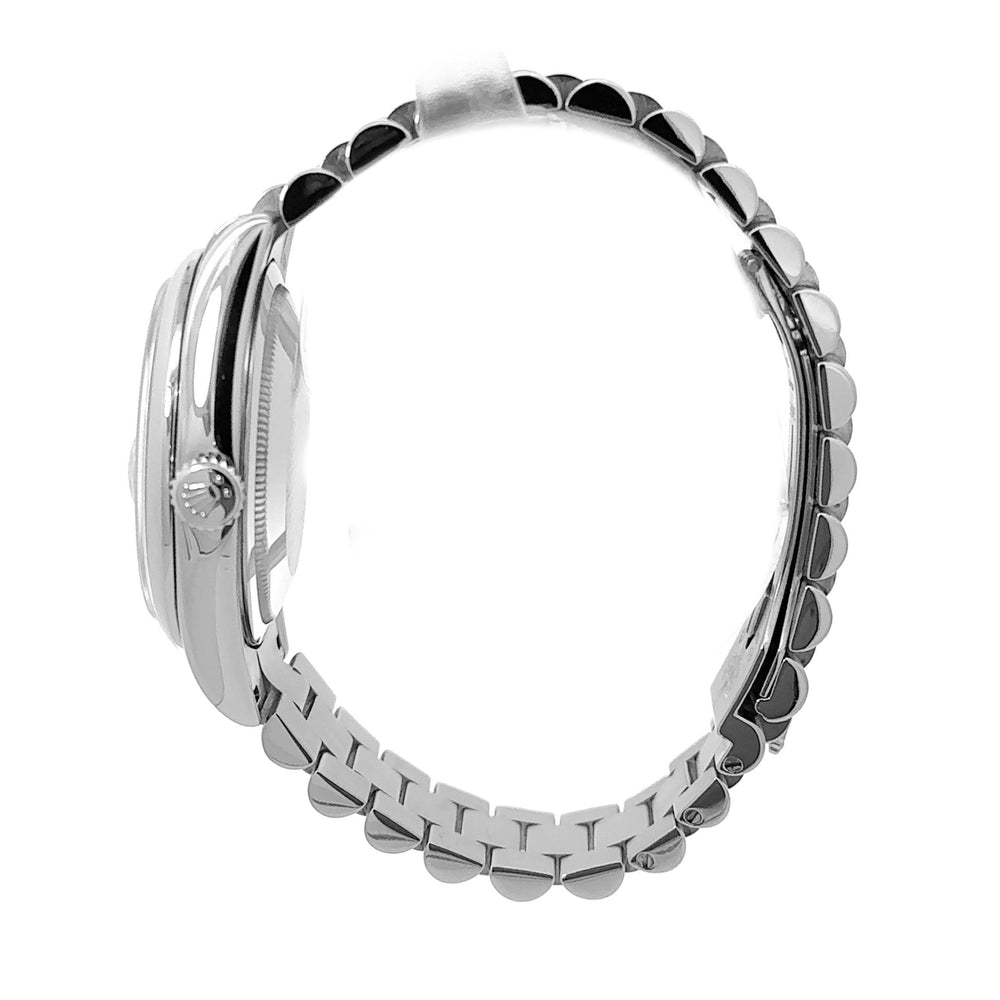 Rolex Day-Date 36mm White Gold Men's Watch 2006 Black Dial 118209