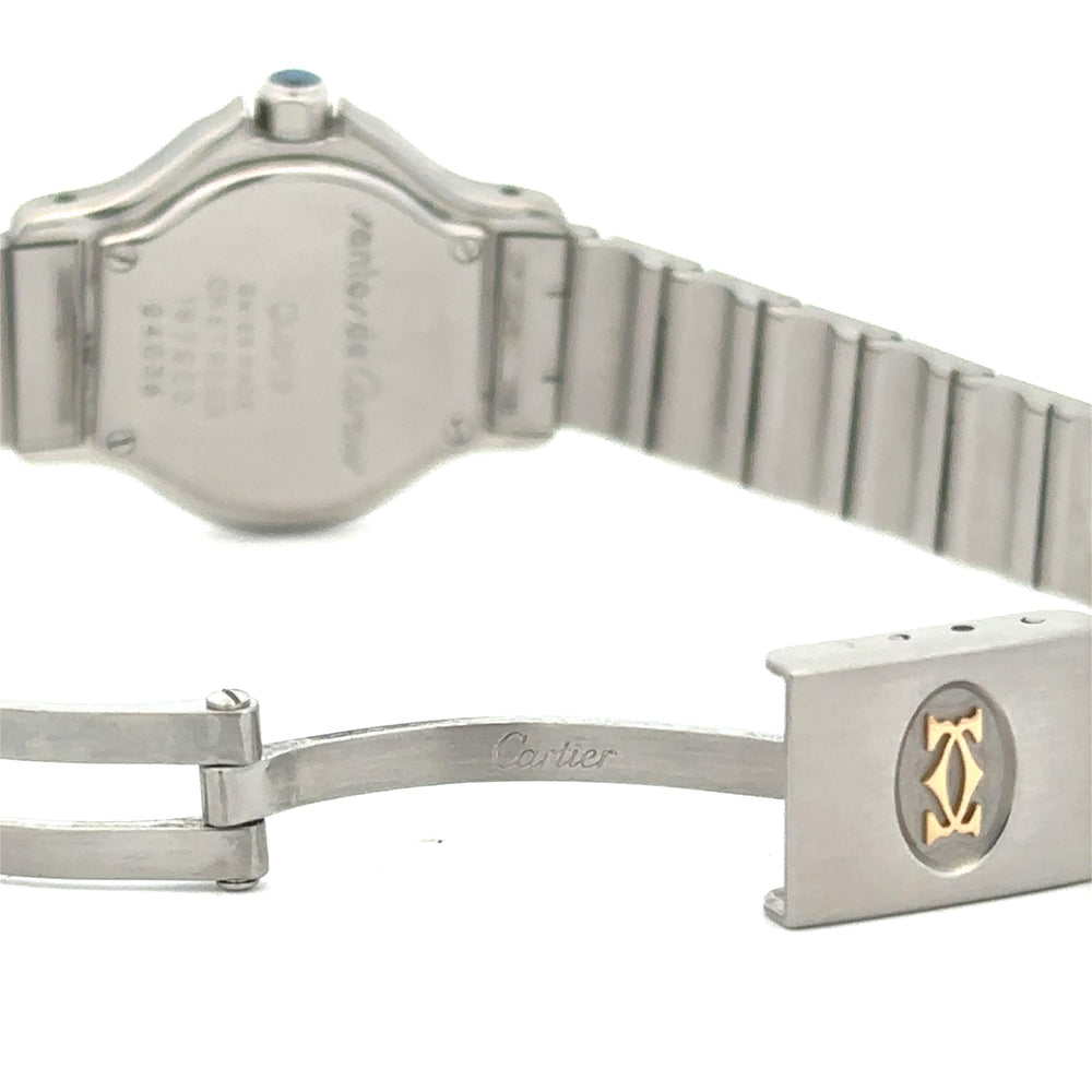 Cartier Santos 30mm Quartz Watch Stainless Steel & Gold 187903