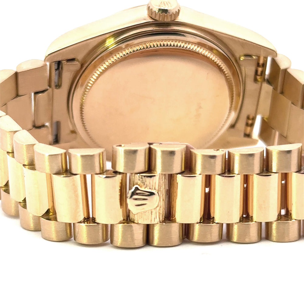 Rolex Day-Date 36mm Men's 18k Gold Watch 1984 18078