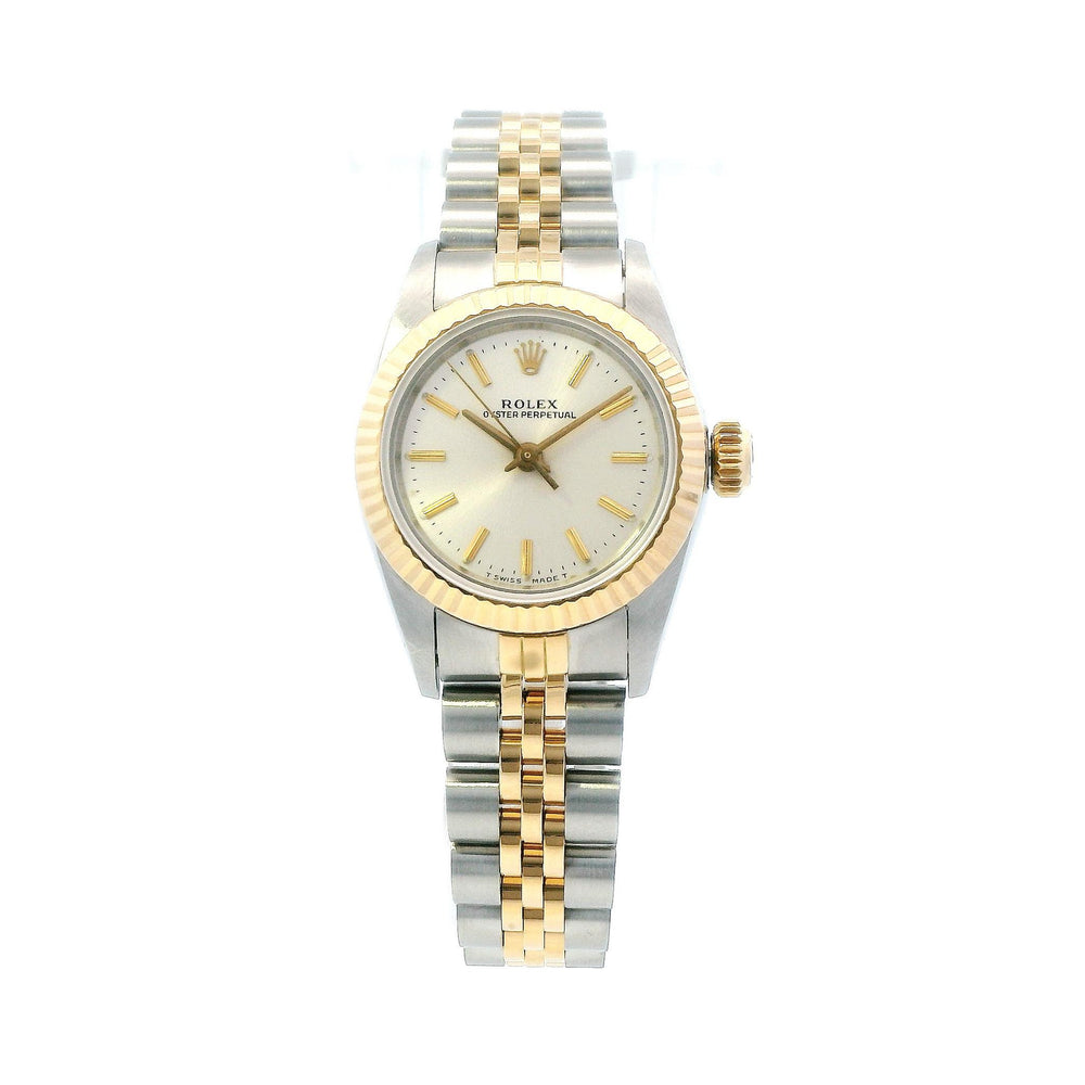 Rolex Oyster Perpetual 26mm Stainless Steel/Yellow Gold 67193