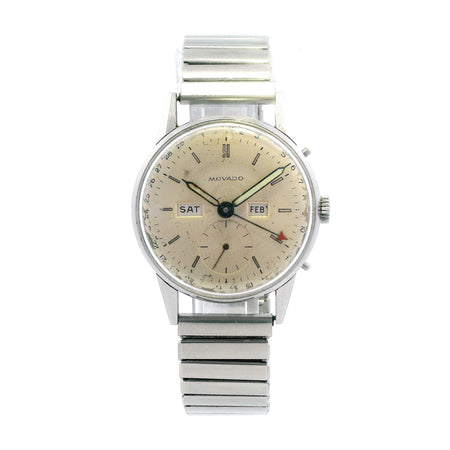 Movado Triple Date Stainless Steel