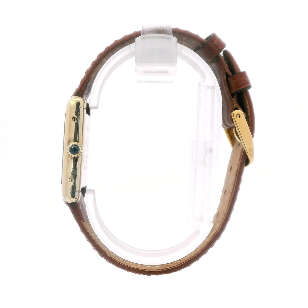 Cartier Tank 23.5mm Silver Gold Plated Custom Band