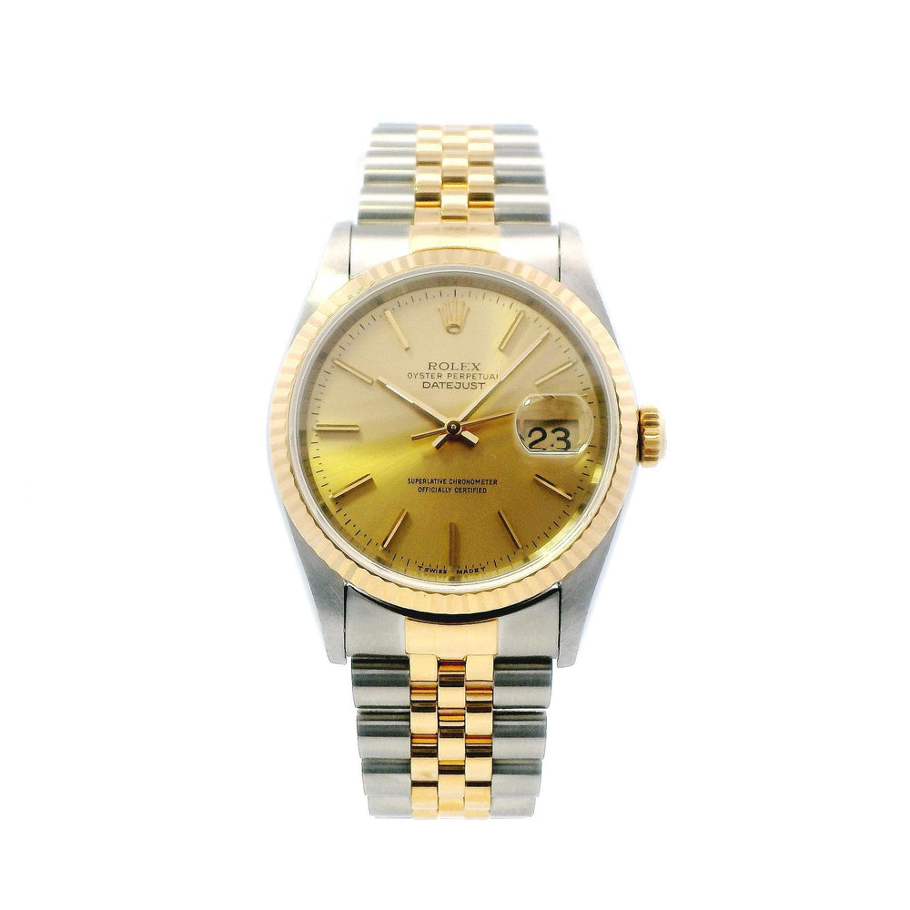 Rolex Datejust 36mm Stainless Steel/Yellow Gold 16233