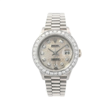 Rolex Datejust 26mm White Gold Diamond 69179