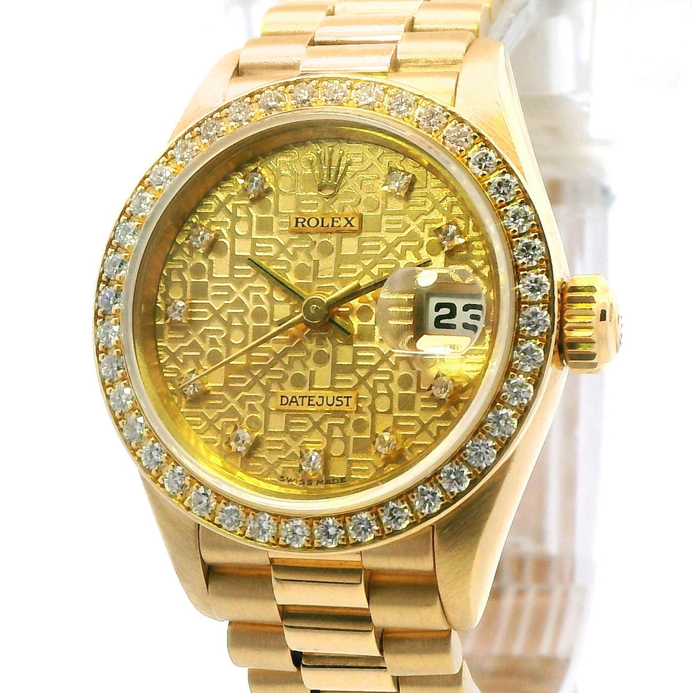 Rolex 69178 Datejust 26mm 18k YG Diamond
