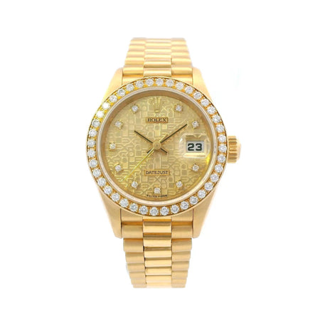 Rolex 69178 Datejust 26mm 18k YG Diamond