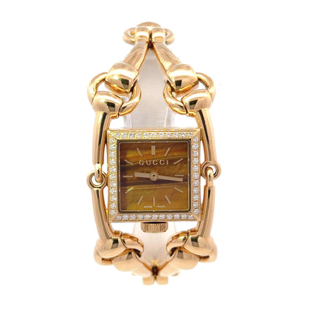 Gucci Signiora Watch 18k Yellow Gold