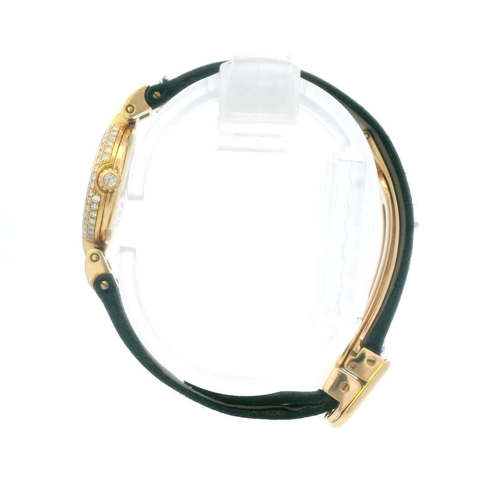 Cartier Vendome 19mm 18k YG Diamond 0371
