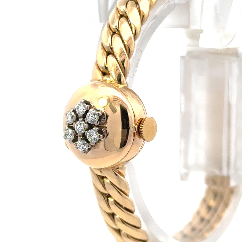 Rolex Lady Dress Deco Lid 18k YG