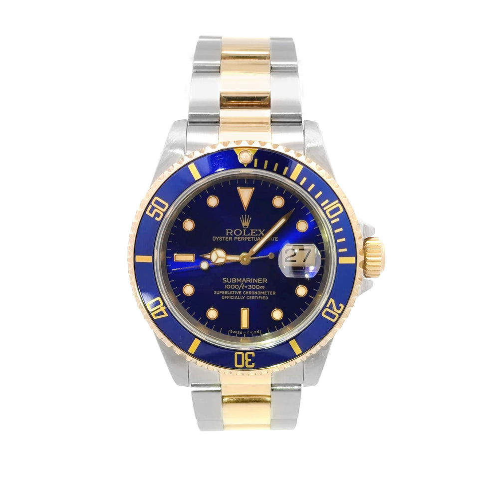 Rolex Submariner Bluesy 40mm SS/Yellow Gold 16613