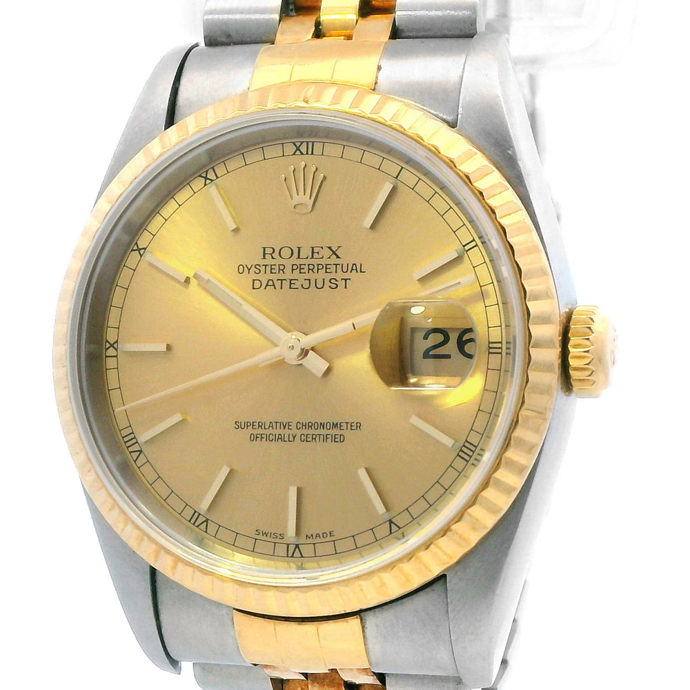 Rolex Datejust 36mm SS/Yellow Gold 162666