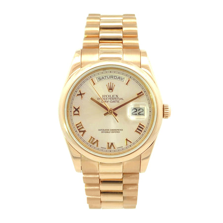 Rolex Day-Date 36mm 18k Yellow Gold 118235