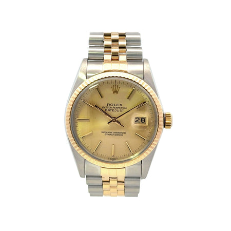 Rolex Datejust 36mm SS/Yellow Gold 16013