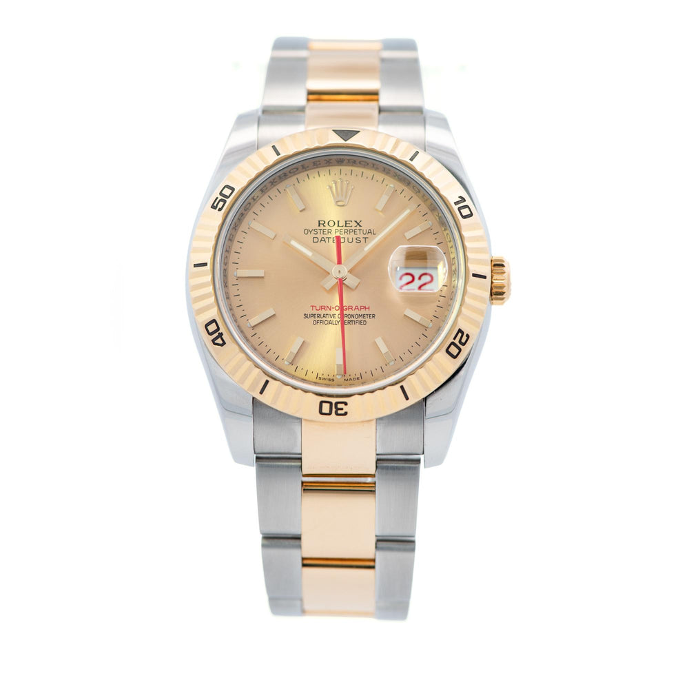 Rolex Datejust Turn-o-Graph SS/YG 116263 Tag