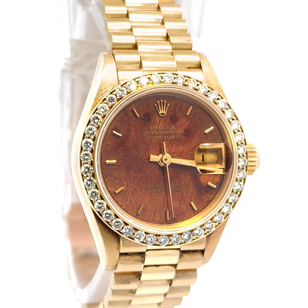 Rolex Datejust 26mm 18k Yellow Gold Diamond 69178