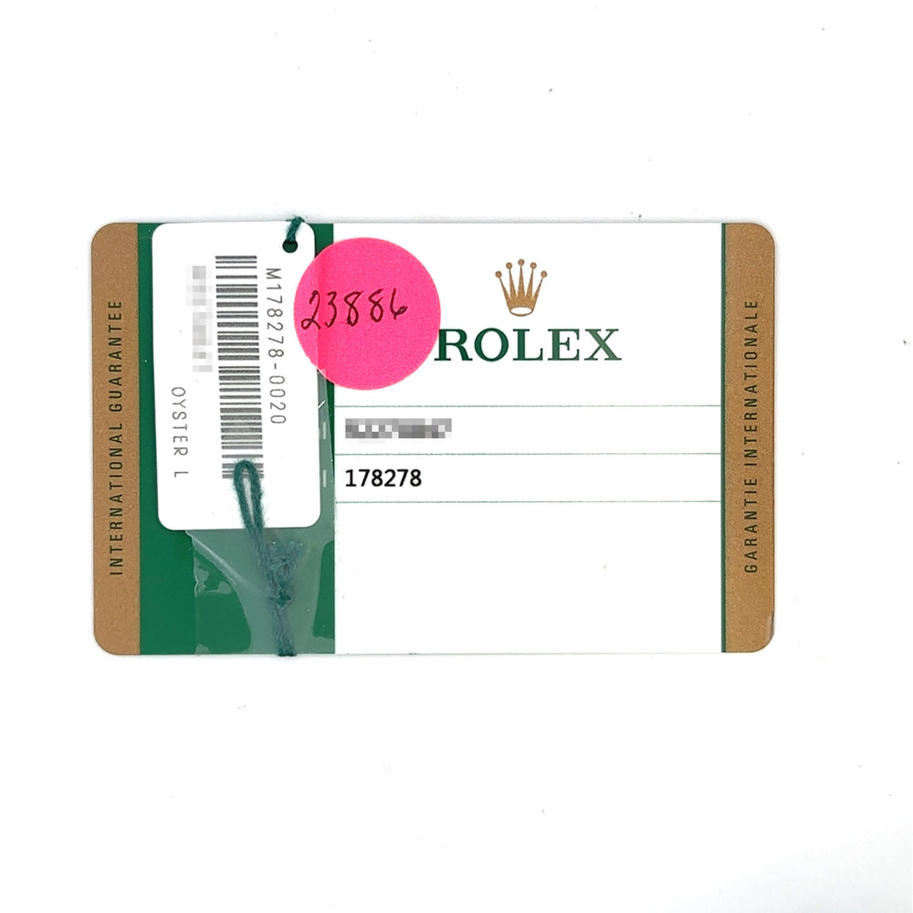 Rolex Datejust 31mm 18k Yellow Gold 178278