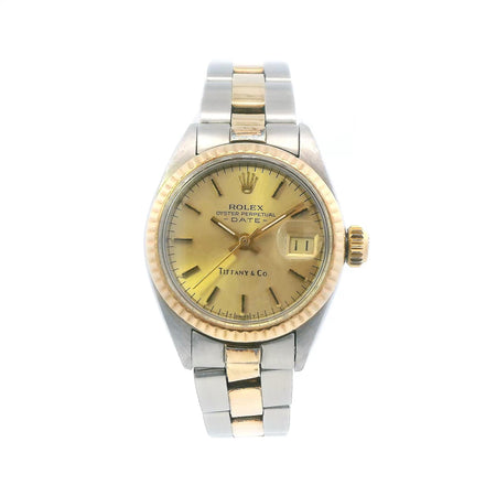 Rolex Tiffany & Co Date 26mm SS/Yellow Gold