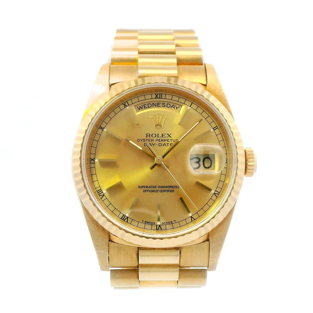 Rolex Day-Date 36mm 18k Yellow Gold 18238