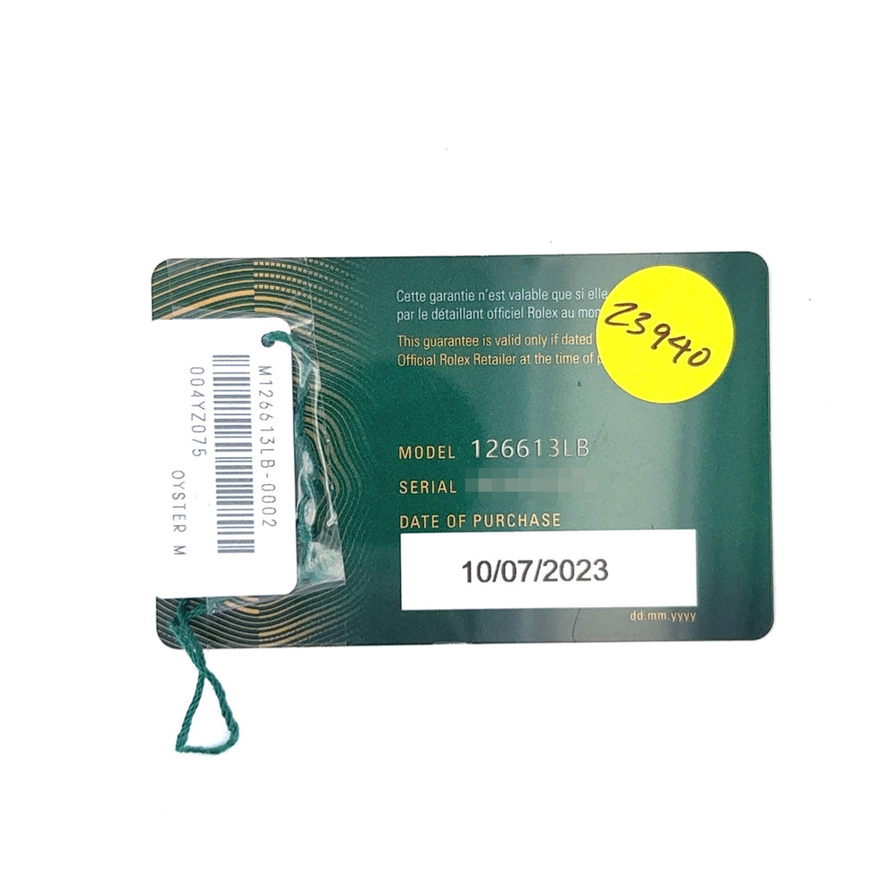 Rolex Submariner 41mm SS/Yellow Gold 126613LB