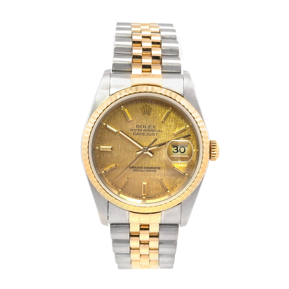 Rolex Datejust 36mm SS/Yellow Gold 16233