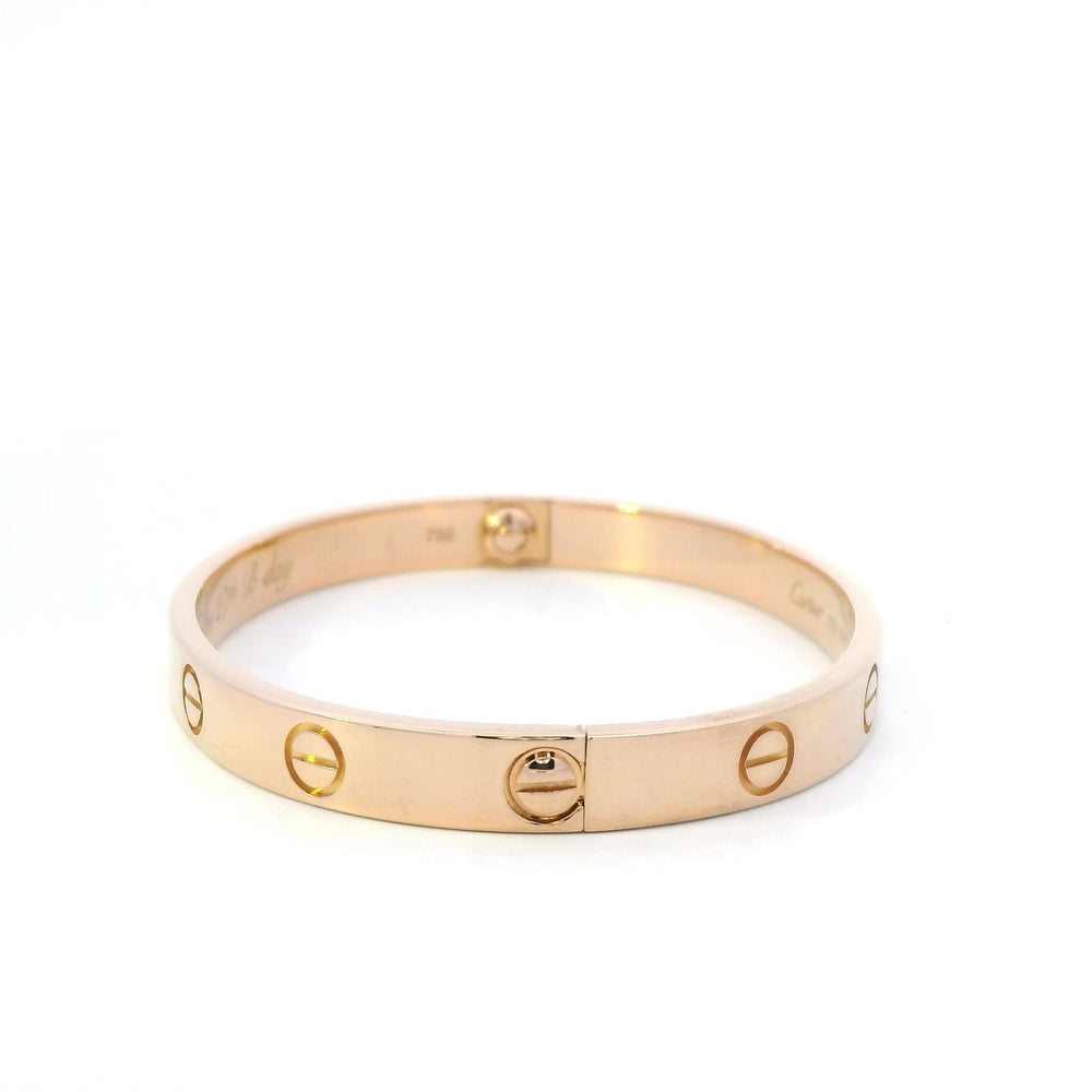 Cartier 18k Rose Gold Love Bracelet 16