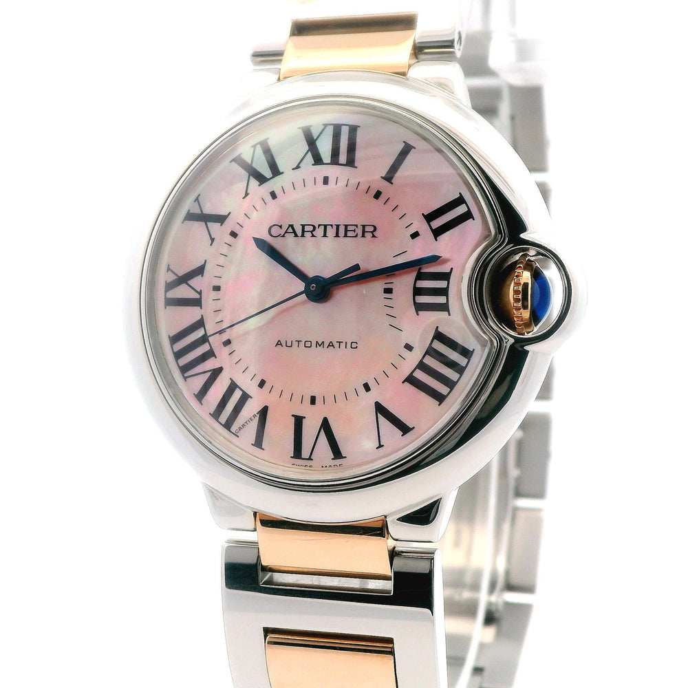 Cartier Balon Bleu 36mm Stainless Steel/Rose Gold 3284