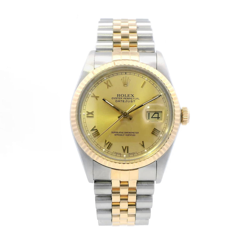 Rolex Datejust 36mm SS/Yellow Gold 16013