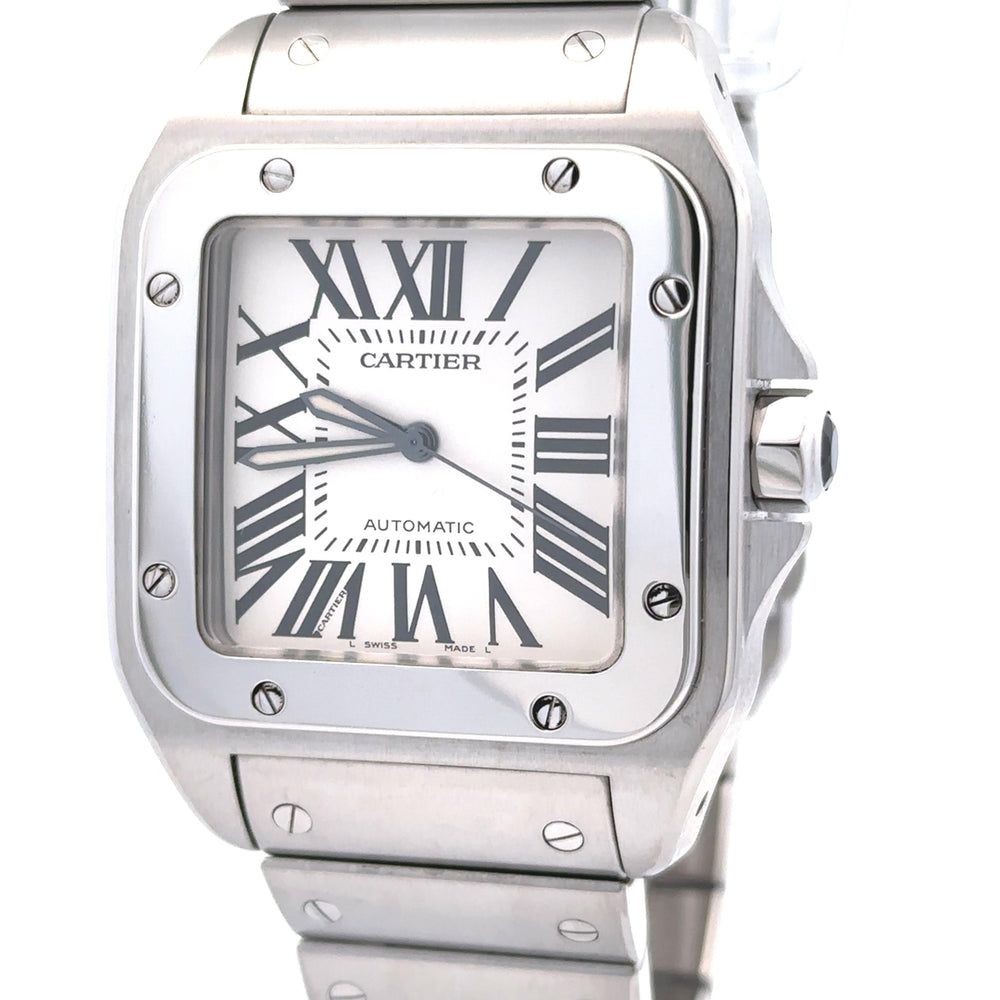 Cartier 100 265 Santos Stainless Steel