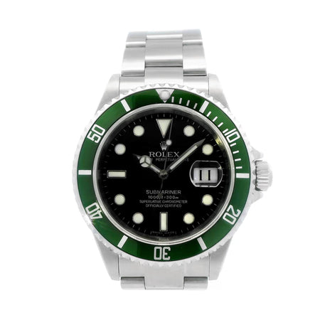 Rolex Kermit Submariner 40mm Stainless Steel 16610LV