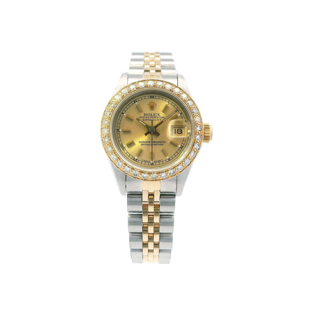 Rolex Ladies Datejust 26mm Diamond Bezel SS/YG