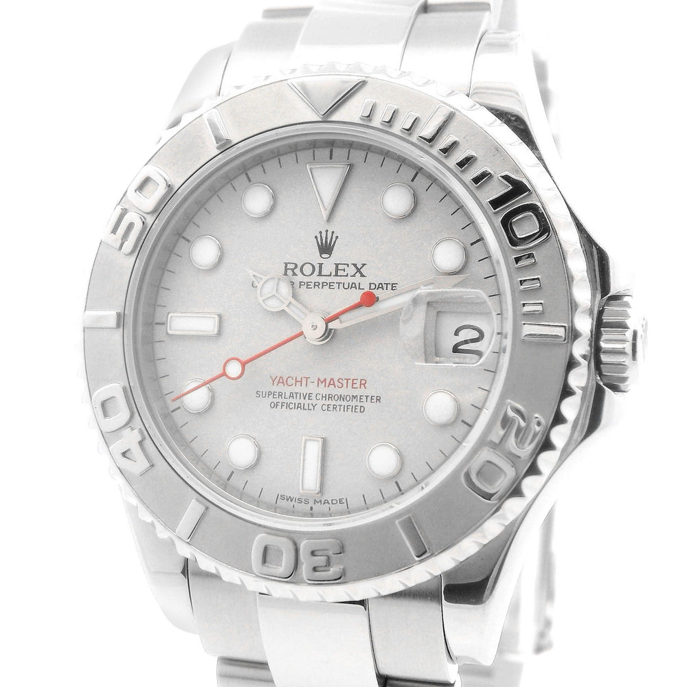 Rolex Yachtmaster 35mm SS/Platinum 168622