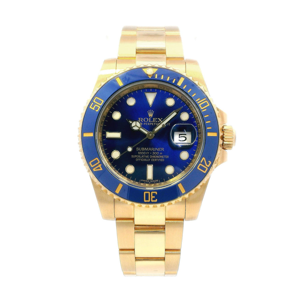 Rolex Submariner 40mm 18k YG 116618LB