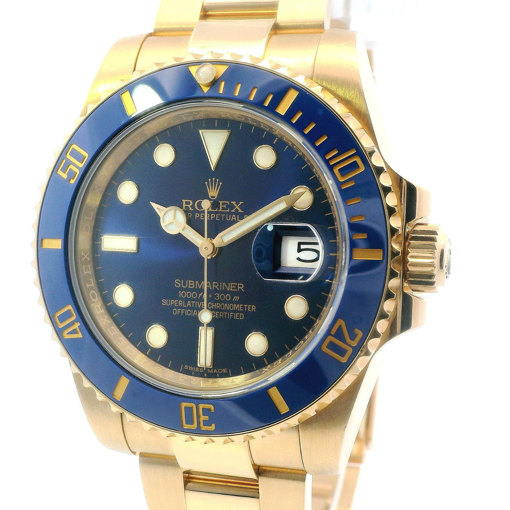 Rolex Submariner 40mm 18k YG 116618LB